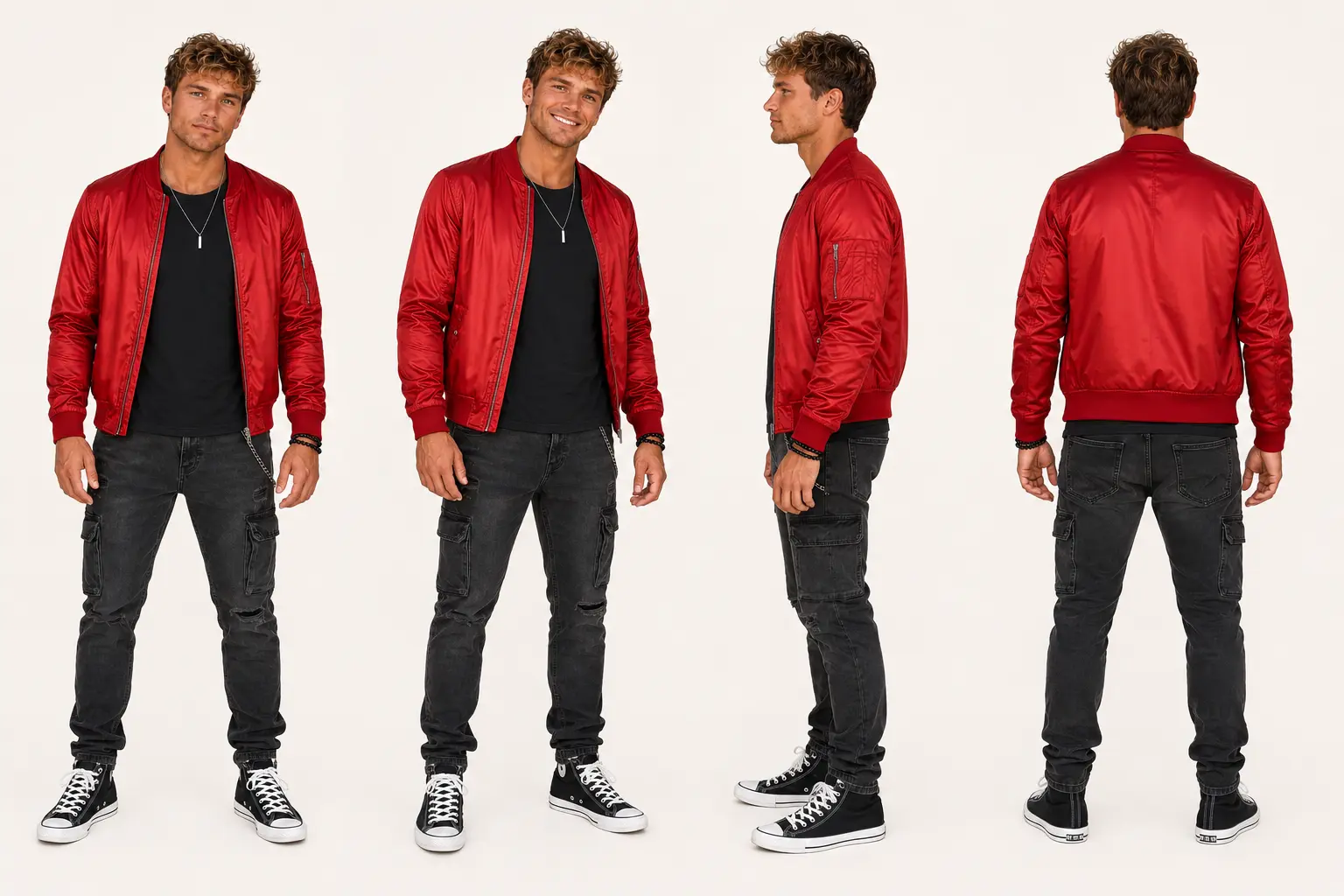 Mike full-body turnaround
